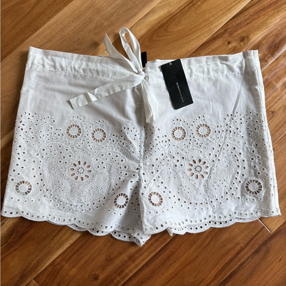 BCBGMAXAZRIA - Pash Drawstring Lace Shorts - NWT - Size S